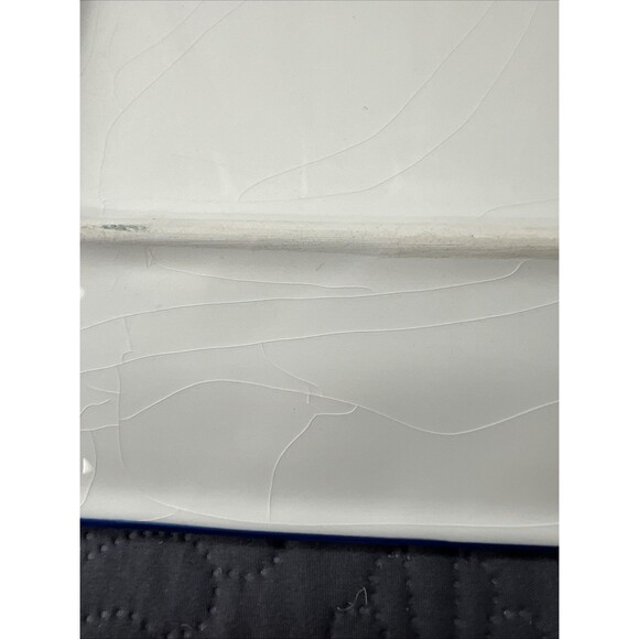 VTG American Flag Patriotic Chips & Dip Platter 4th Of July 16”x 10.5” x 1” Home - Picture 13 of 13